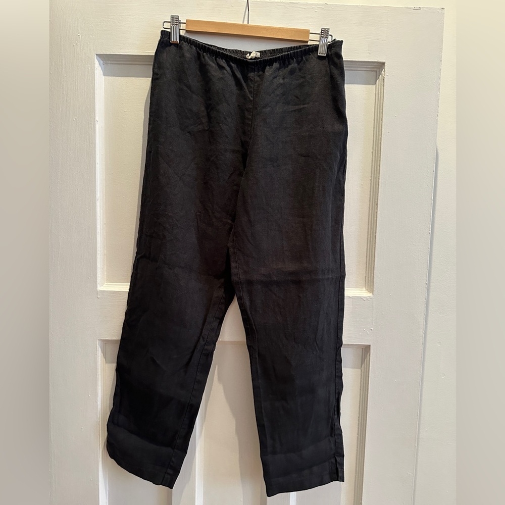 Eileen Fisher Linen Ankle Pant